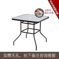 折疊桌 玻璃面圓桌 方桌 鋼化戶外桌 休閒簡易可哥攜式餐桌 小圓桌 家用（平行進口）（快遞送貨上門）