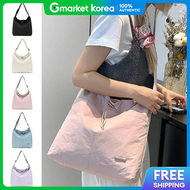 String Square Nylon Crossbody Bag