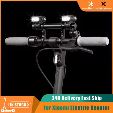 Electric Scooter Light T6 LED Front USB Rechargeable for Xiaomi M365 Pro 1s MI3 Kickscooter Lamp 100