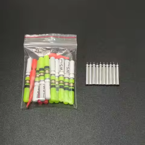 10pcs Light Sticks Green / Red Work with CR322 Battery Waterproof LED Lamp Lightstick Night Fishing 