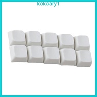 KOKO Ceramic Texture Resin Keycaps Smooth Glaze Keyboard Keycap for Mechanical Keyboard Keycap