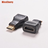 [MissCherry] 1Pc For Hdtv Mini Hdmi Type C Male To Hdmi Type A Female Adapter Connector