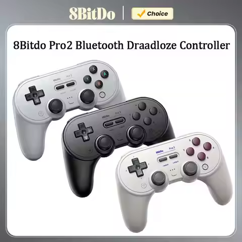8BitDo Pro 2 Bluetooth Controller Wireless Gamepad with Joystick for Switch/PC/Macos/Android/Stoom/R