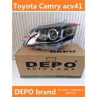 FOR TOYOTA Camry   ACV41 （09-12）DEPO SMOKED   HEADLAMP (NOT HID) HEADLIGHT LENS HEAD LAMP