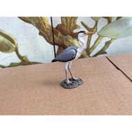 P PAPO Genuine Egret Simulation Bird Animal Model Children's Toys