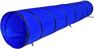 dibea Dog Tunnel Play Tunnel Dog Cave Agility Tunnel Blue Size (M) 300 x 50 cm