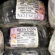 (75 meters) 3C Boston Royal Cord 3 Cores Insulated Wire 0.75mm #18/3 1.25mm #16/3 2.0mm #14/3 3.5mm #12/3 5.50mm #10/3 Electrical Wire Boston Wire