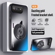 Casing For Asus ROG Phone 6 Pro 6D ROG6 ROG6Pro ROG6D Phone Case Luxury 360 Rotating Magnetic Bracke