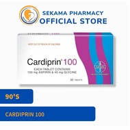 CARDIPRIN 100 (ASPIRIN 100MG & GLYCINE 45G) 90'S [EXP: 06/2026]