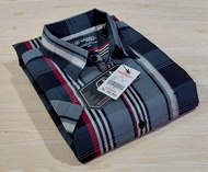 kemeja folinosik jumbo//kemeja pria motif garis besst seller