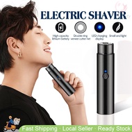 🇸🇬 Mini Electric Shaver Portable Car Rechargeable Shaver Station Mini Shaver