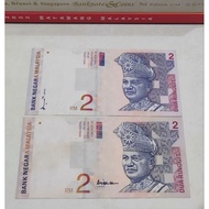 OFFER MALAYSIA Bank Note RM2 Siri 8 dan 10 RANDOM NUMBER