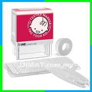 COLOP Mine Stamp Waterproof Textile Permanent DIY/ Fabric Name Clothing Marker Fabric Marker Permane