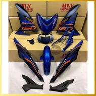 Y15ZR Y15Z Y15 V1 V2 COLOUR 4 KING EXCITER BLUE BIRU RAPTOR MATTE BODY SET COVER SET HLY