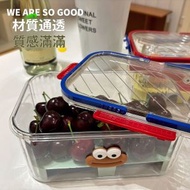 全城熱賣 - 手提保鮮盒戶外大容量可愛野餐收納盒露營旅遊便攜