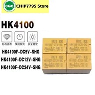 Relay HK3FF HK19F HK23F HK4100F-DC3V 5V 9V 12V 24V-SHG A HK4101F-DC9V-SHG HK4100F-DC9V-SH4 HK4100F-D