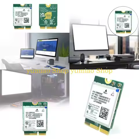 587B WIFI Card Fast MT7902 AW-XB552NF WiFi6E NGFF Cnvi Wireless Adapter Networking Card 2.4/5/6Ghz E