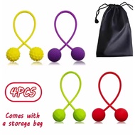 Color Fingertip Beads Silicone Finger Sports Sensory Toys Children Concentration Training 4 Pieces S