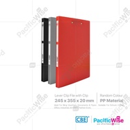 DISCONTINUE CBE Lever Clip File with Wire Clip PP BNH702