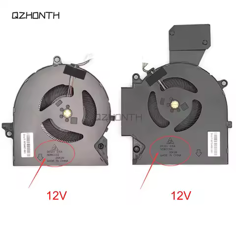 New Original CPU / GPU Cooling Fan For HP OMEN 16-B 16-C M75487-001 M75488-001 (12V version)