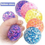 Colorful Fidget Vent Balls Toys Decompress Balls Sticky Soft Toys Squishy Sensory Relief Ball Toy