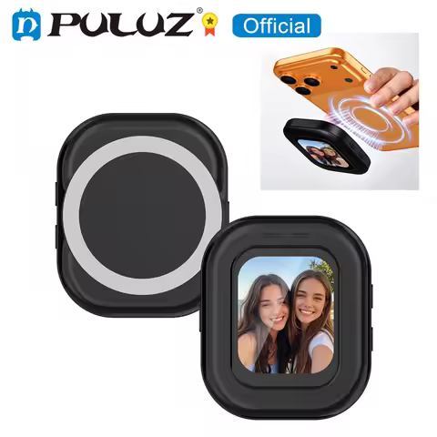 PULUZ Magnetic Phone Vlog Selfie Monitor Screen Compatible with iOS Android HarmonyOS MagicOS for iP