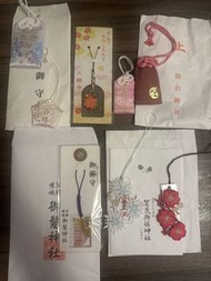 日本神社御守 下鴨神社 御髮神社 湯倉神社 金閣寺 岡崎神社