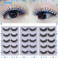 SYNITE Diamond Manga Lashes Women Beauty Fuffy Lashes Glitter Handmade Thick Long Eye Lashes