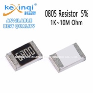 (100pcs) 0805 SMD Resistor 1K~10M 5% 1/8W 1.8K 1.5K 2.2K 6.8K 10K 27K 33K 47K 68K 100K 220K 330K 470