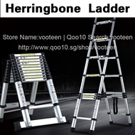 [VOOTEEN]HERRINGBONE telescopic Ladder/Double-sided ladder/Aluminium Ladder