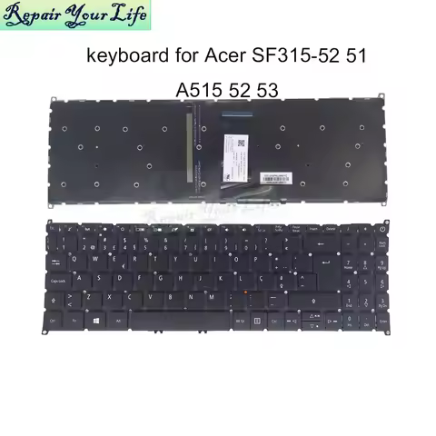PT-BR Brazilian Portuguese Backlit Keyboard For Acer Swift 3 SF315-52 SF315-51 51G N17P4 A515-52 53