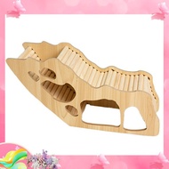 dgkWashable Hamster Hidden Wooden Hamster House Small Pet Castle with Rock Climb Ladder Dwarf Mouse 