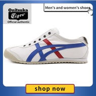(24 Hours Fast Delivery)Onitsuka Tiger MEXICO66 SLIP-ON UNISEX Sneakers Lazy Shoes Women's Shoes Step on Men's Shoes D3K0N0143
