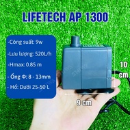 Máy Bơm Nước Hồ Cá Lifletech Bơm nước mini - Bơm Chìm Hút Cặn Lọc Nước Bể Cá Sục Khí Oxy Shiwa
