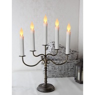 Simulation LED Long Rod Smokeless Electronic Candle Church Indoor Holiday Wedding Wedding Family Din