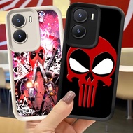 XI97 Deadpool Casing for VIVO Y33e IQOO Z9X 13 Z9 Y75 Y83 Y01 Z10 Y73 V17 5G Black White