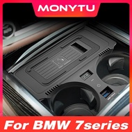 For BMW 7 Series G11 G12 2017-2022 Car Wireless Charger Fast Cell Phone Charging Plate Adapter Inter