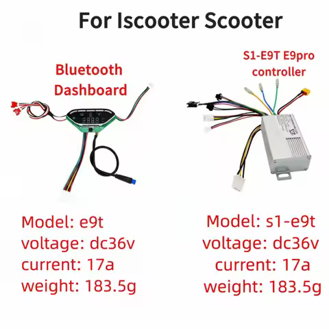 S1-E9T E9pro controller Bluetooth Dashboard Iscooter Scooter Replacement Parts For Iscooter S1-E9T E