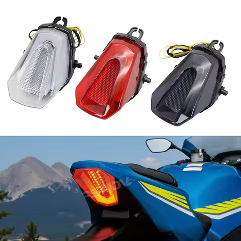 GSXR1000 Motorcycle LED Tail Lamp Rear Brake Tail Run Light Taillight For Suzuki GSX-R1000 GSXR1000R