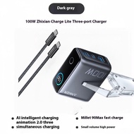 ANKER Lite 100W หัวชาร์จแกลเลียมไนไตรด์ Type-C หลายชาร์จไฟเข้าเร็วพอร์ต