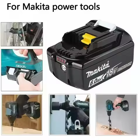 Makita Power Tool Rechargeable Lithium-ion Battery 5.0Ah 6.0Ah 9.0Ah 18V BL1860B BL1860 BL1850 BL183