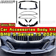 Rear Bumper Diffuser Compatible with BMW 5 Series I5 2024 Body Kit Front Bumper Protector Trunk Wing