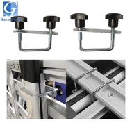 [Gazechimp] U-Shaped Mounting Clamp Roof Rack Bolt Support Bracket Mounting Accessory Solid Iron Con