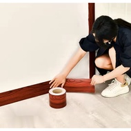 Imitation Wooden Floor Waist Line Marble Anti-Fouling Strip Edge Protective Tape Waterproof Wall Skirting Sticker