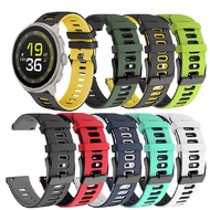 For SUUNTO RUN Two-tone Silicone Replacement Watch Strap