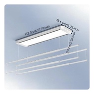 Electric Clothes Drying Rack Smart Remote Control Lifting Telescopic Embedded Ceiling Hanging Alumin