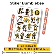 BUMBLEBEE STICKERS A6 SIZE VINYL STICKER/S BUMBLEBEE STICKER/S CUTE CHARACTER STICKER/S