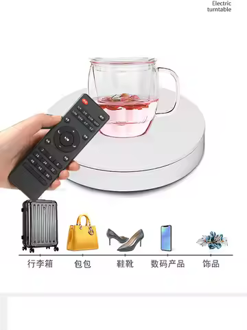 360 Degree Booth Round Rotating Turntable Machine Electric Display Stand Photography Accessories Stu