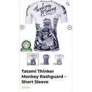 chest 100cm Tatami BJJ no gi Thinker Monkey Rashguard – Short Sleeve