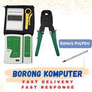 Paket Tang Crimping Tool Rj45 dan Lan Tester